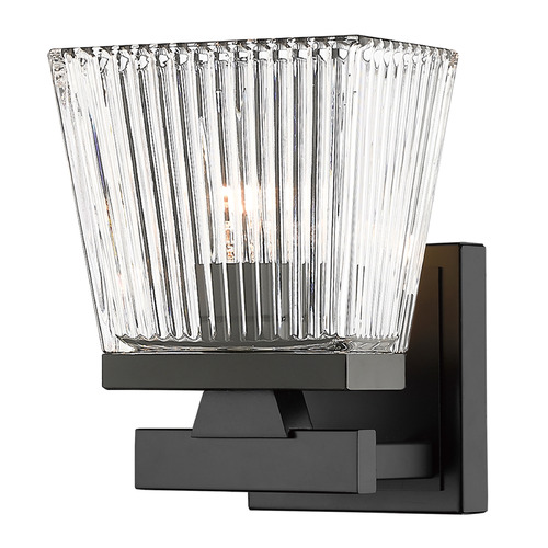 Astor Matte Black Sconce by Z-Lite