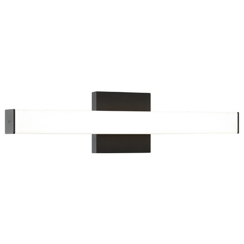 Matteo Lighting Karadene Matte Black LED Vertical Bathroom Light