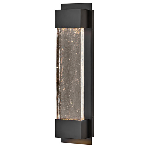 Hinkley Rune Black LED Outdoor Wall Light by Hinkley Lighting 10595BK
