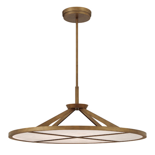 Stiles 36-Inch LED Pendant in Ashen Gold by Minka Lavery
