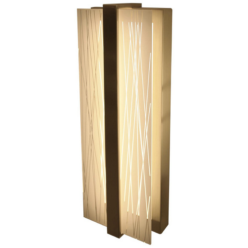 AFX Lighting Afx Lighting Gallery Satin Brass LED Sconce GLYS140512L30D1SB