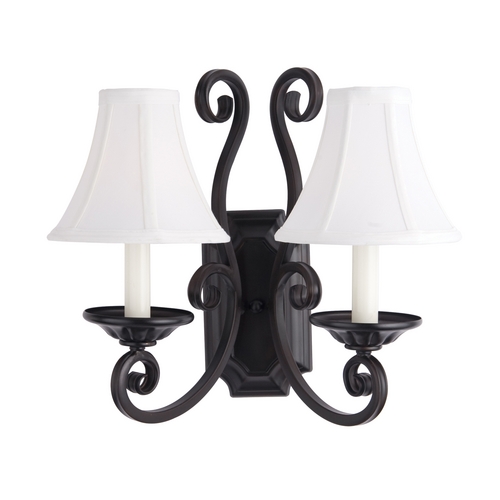 Maxim Lighting Maxim Lighting Manor Oil Rubbed Bronze Sconce 12218OI/SHD123