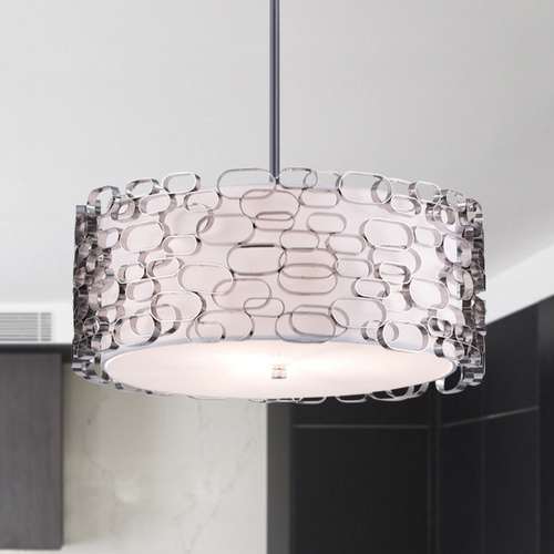 Ventura Blvd. 21-Inch Polished Nickel Pendant by Avenue Lighting