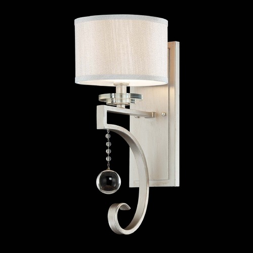 Savoy House Rosendal Silver Sparkle Sconce by Savoy House 9-256-1-307