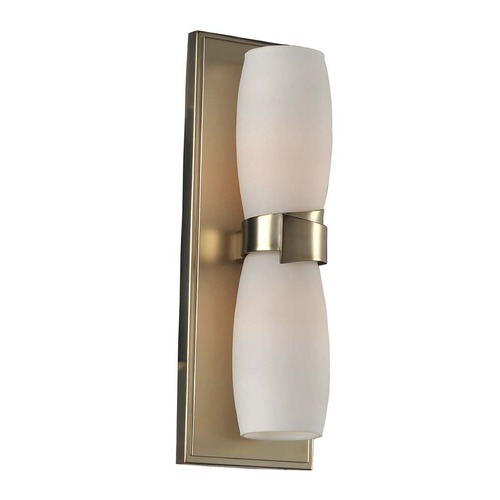 Laguna Satin Gold Sconce by Kalco Lighting