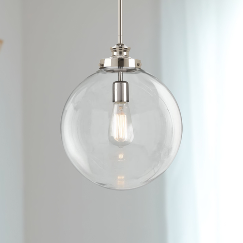 Progress Lighting Penn Pendant in Polished Nickel by Progress Lighting P5328-104