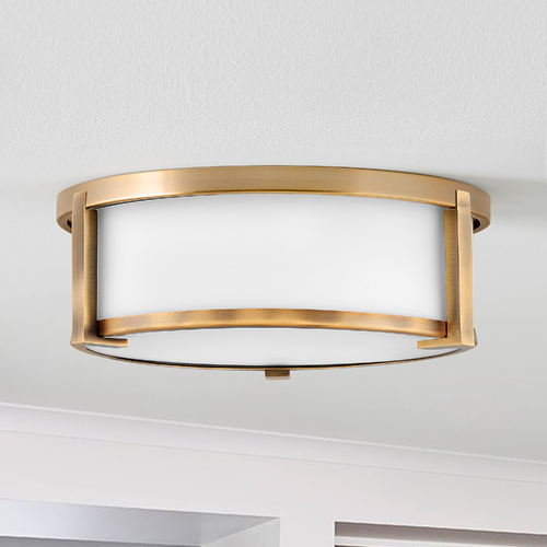 Lowell 2-Light Brushed Bronze Flush Mount by Hinkley Lighting
