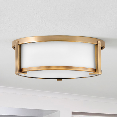 Hinkley Lowell 2-Light Brushed Bronze Flush Mount by Hinkley Lighting 3241BR