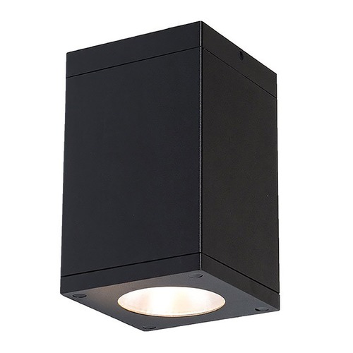 WAC Lighting Cube Arch Black LED Flush Mount by WAC Lighting DC-CD05-S830-BK