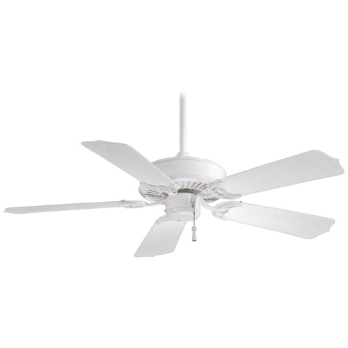 Minka Aire Minka Aire Sundance White Ceiling Fan Without Light F572-WH