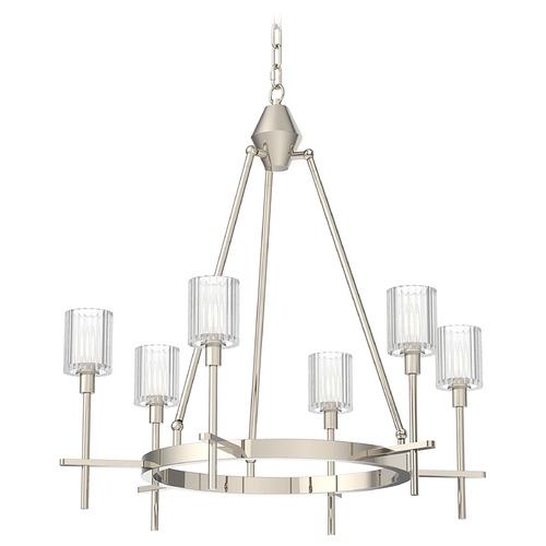 Alora Lighting Salita Polished Nickel Chandelier by Alora Lighting CH314306PNRC