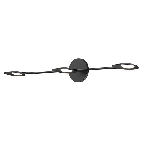 Kuzco Lighting Rotaire 32.5-Inch 3-Light LED Bath Bar in Black by Kuzco Lighting VL90133-BK