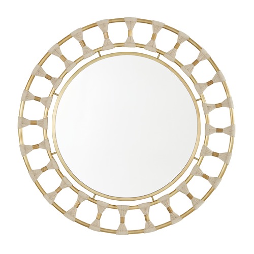 Round 34.5-Inch Decorative Mirror