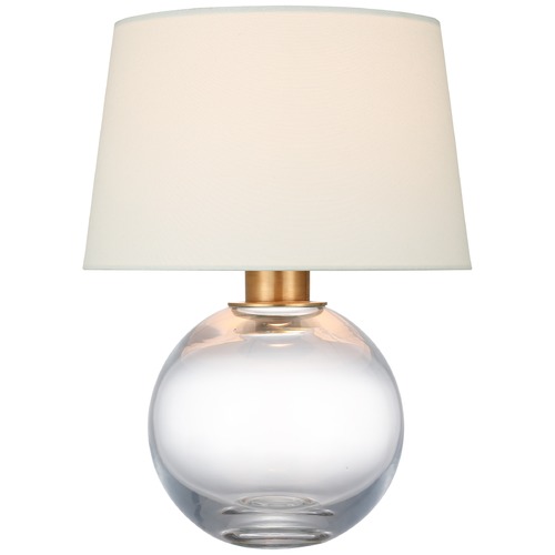 Visual Comfort Signature Collection Chapman & Myers Masie Table Lamp in Clear Glass by Visual Comfort Signature CHA8433CGL
