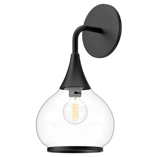 Hazel Wall Sconce in Matte Black by Alora Lighting