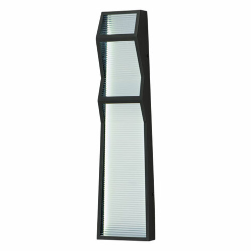 Totem 24-Inch LED Outdoor Wall Light in Black by ET2 Lighting