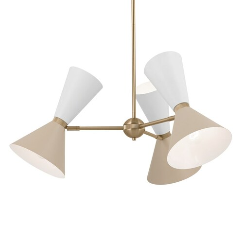 Kichler Lighting Phix Champagne Bronze Chandelier by Kichler Lighting 52565CPZGRG