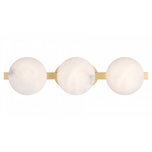 Minka Lavery Minka Lavery Tom Wright Zill Lily Gold LED Vertical Bathroom Light 3593-864-L