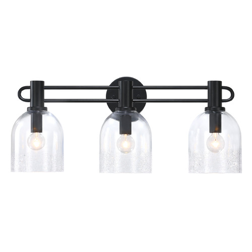 Designers Fountain Astra Matte Black Bathroom Light