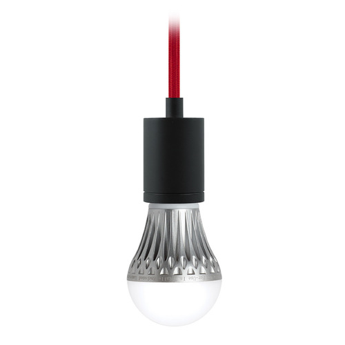 SoCo 96-Inch Pendant in Black with Red Cord by Visual Comfort Modern