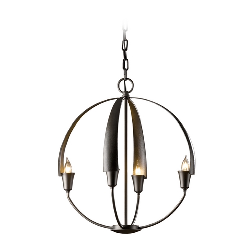 Forged Iron Small Orb Pendant Chandelier Light