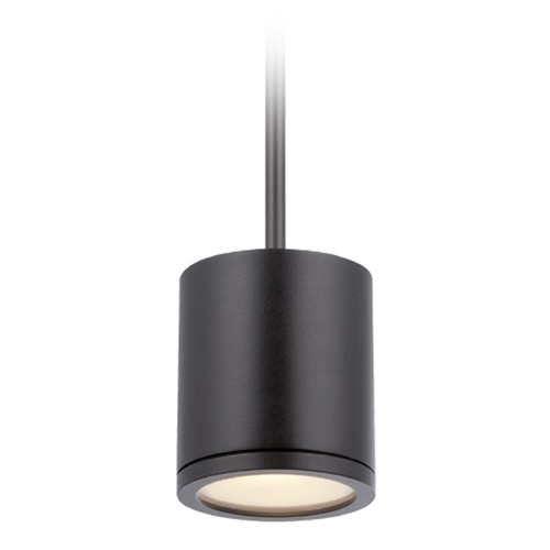 Tube Black LED Outdoor Hanging Light by WAC Lighting