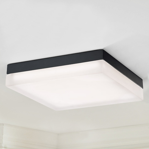 Matrix 12-Inch LED Flush Mount in Black by Modern Forms