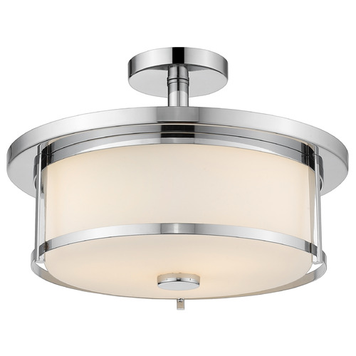 Z-Lite Savannah Chrome Semi-Flush Mount by Z-Lite 465SF16-CH