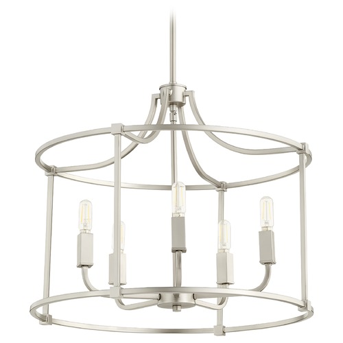 Olympus Satin Nickel Pendant by Quorum Lighting