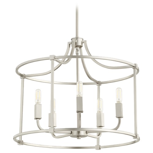 Quorum Lighting Olympus Satin Nickel Pendant by Quorum Lighting 646-5-65