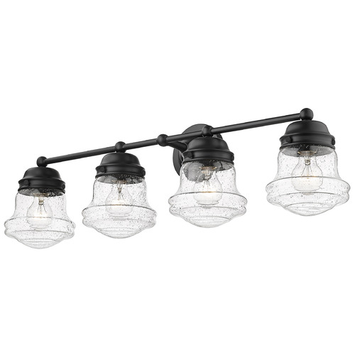 Vaughn Matte Black Bathroom Light by Z-Lite