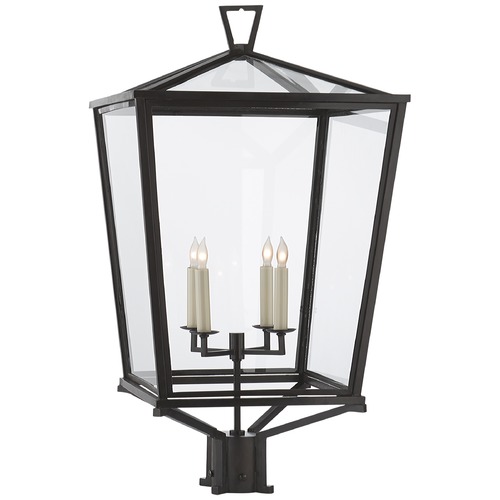 Visual Comfort Signature Collection E.F. Chapman Darlana Post Light in Bronze by Visual Comfort Signature CHO7113BZ