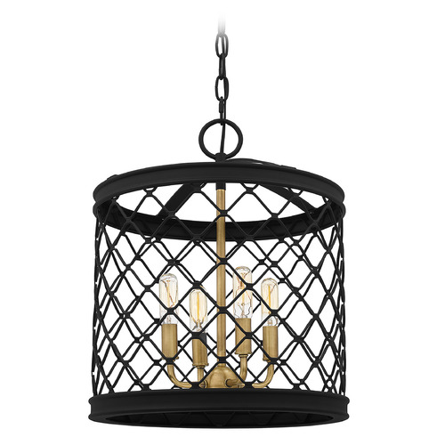 Quoizel Lighting Calais 14.75-Inch Pendant in Earth Black by Quoizel Lighting CAI2814EK