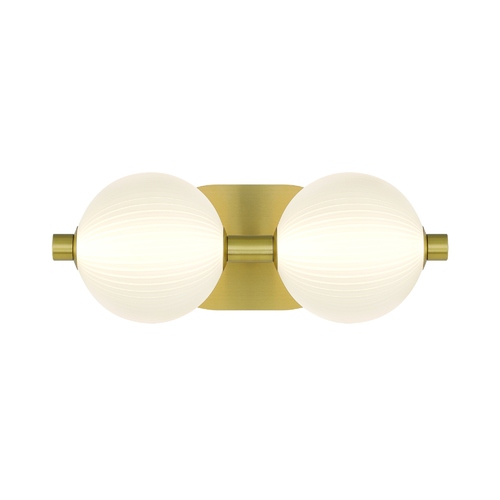 Palmas 2-Light LED Vanity Light in Gold by Eurofase Lighting