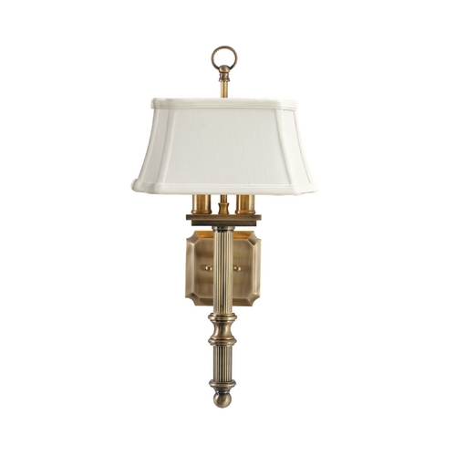 Traditional Sconce in Antique Brass by House of Troy Lighting
