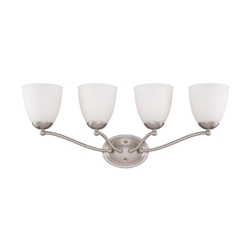 Bathroom Light in Brushed Nickel by Nuvo Lighting