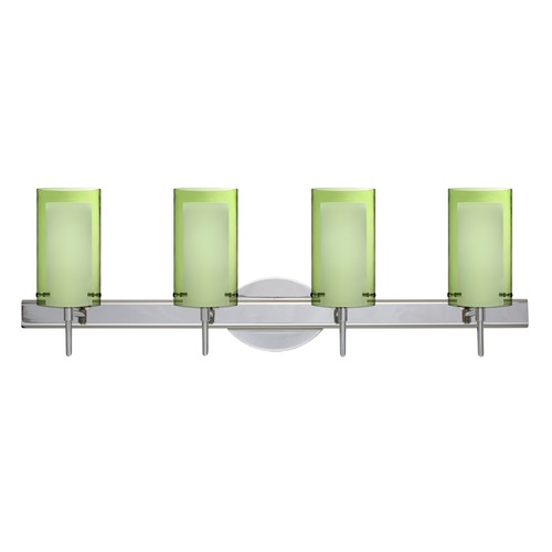 Besa Lighting Besa Lighting Pahu Chrome Bathroom Light 4SW-G44007-CR
