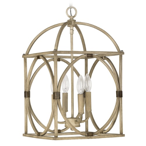 Surrey 12-Inch Wide Pendant in French Oak by Capital Lighting