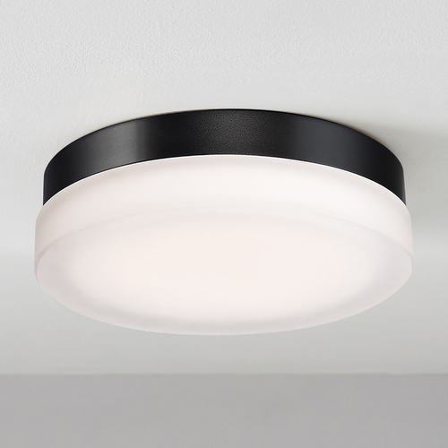 Modern Forms by WAC Lighting Circa 9-Inch LED Flush Mount in Black by Modern Forms FM-2109-30-BK