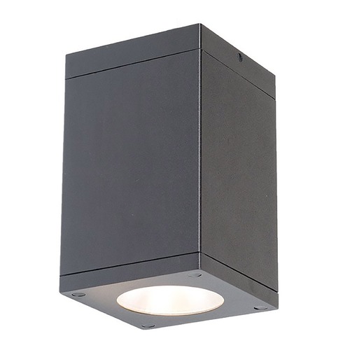 WAC Lighting Wac Lighting Cube Arch Graphite LED Close To Ceiling Light DC-CD05-S830-GH