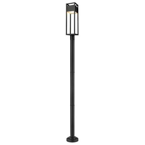 Z-Lite Barwick Black LED Post Light by Z-Lite 585PHBR-567P-BK-LED