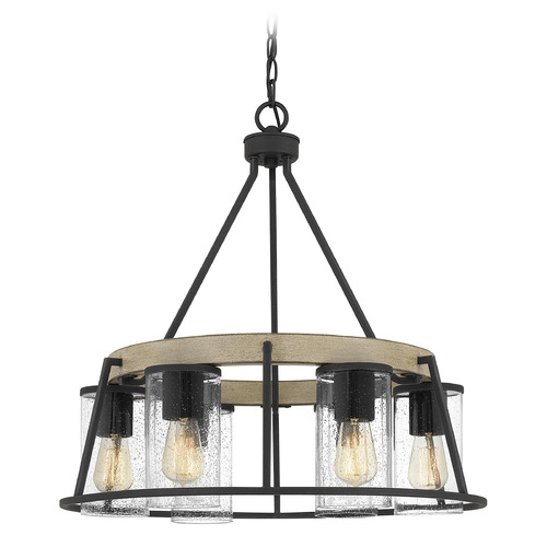 Quoizel Lighting Brockton Outdoor Chandelier in Grey Ash by Quoizel Lighting BRT3525GK