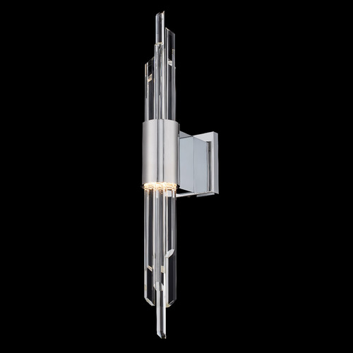 Allegri Lighting Allegri Crystal Lucca Polished Chrome LED Sconce 037922-010-FR001