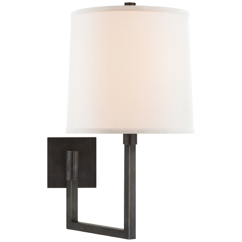 Visual Comfort Signature Collection Barbara Barry Aspect Large Convertible Sconce in Bronze by Visual Comfort Signature BBL2029BZL