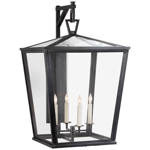 E.F. Chapman Darlana Large Bracket Lantern in Bronze by Visual Comfort Signature