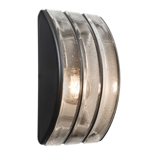 Besa Lighting Costaluz Aqua Black LED Outdoor Wall Light