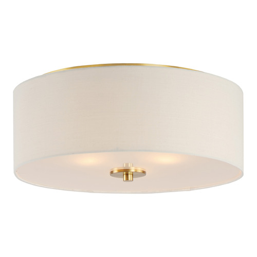 Maxim Lighting Bongo Natural Aged Brass Flush Mount by Maxim Lighting 10010OMNAB