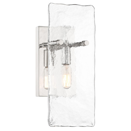 Savoy House Lighting Genry Polished Nickel Sconce