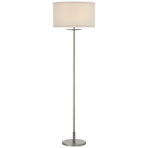 Walker 58-Inch Cordless Floor Lamp in Silver Leaf by VC Signature