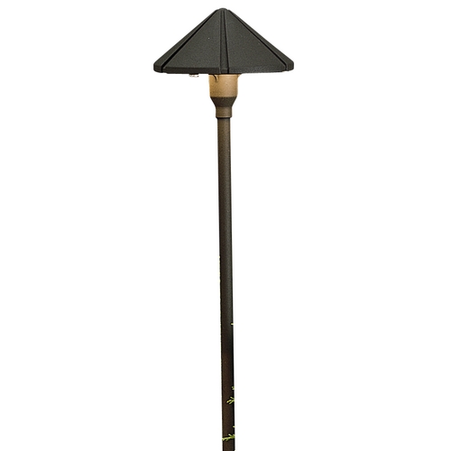 Kichler Lighting Center Mount 12V Path Light in Textured Architectural Bronze by Kichler Lighting 15326AZT